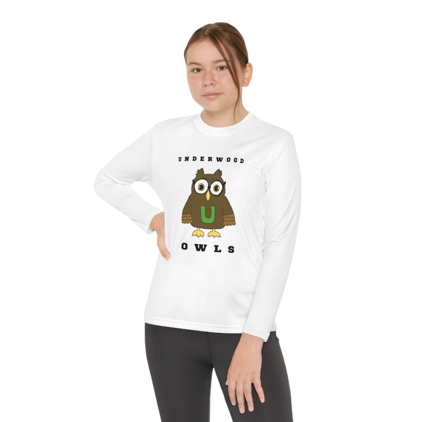 Classic Owl - Youth Long Sleeve Competitor Tee (Kids)