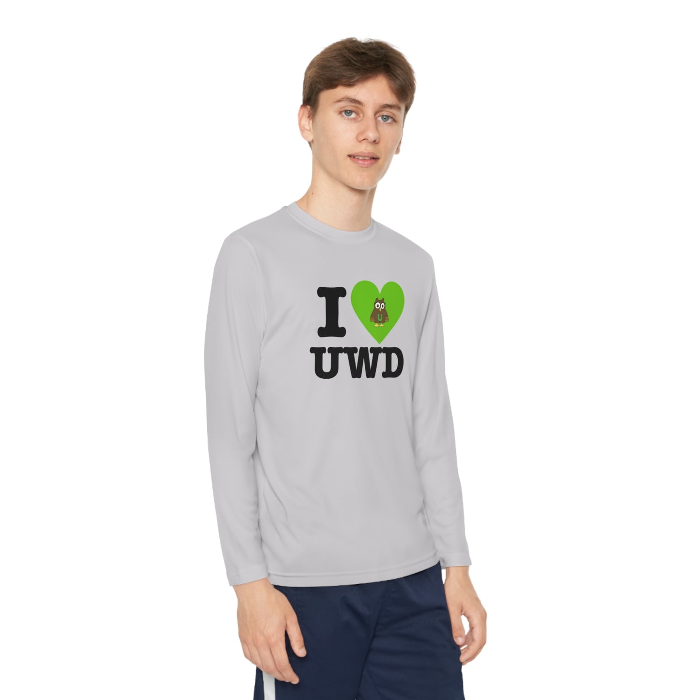 I 💚 Underwood - Youth Long Sleeve Competitor Tee (Kids)