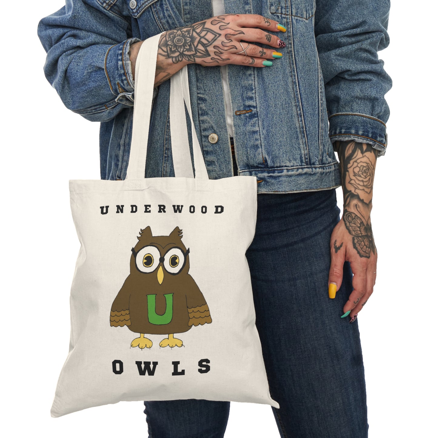 Classic Owl - Natural Tote Bag