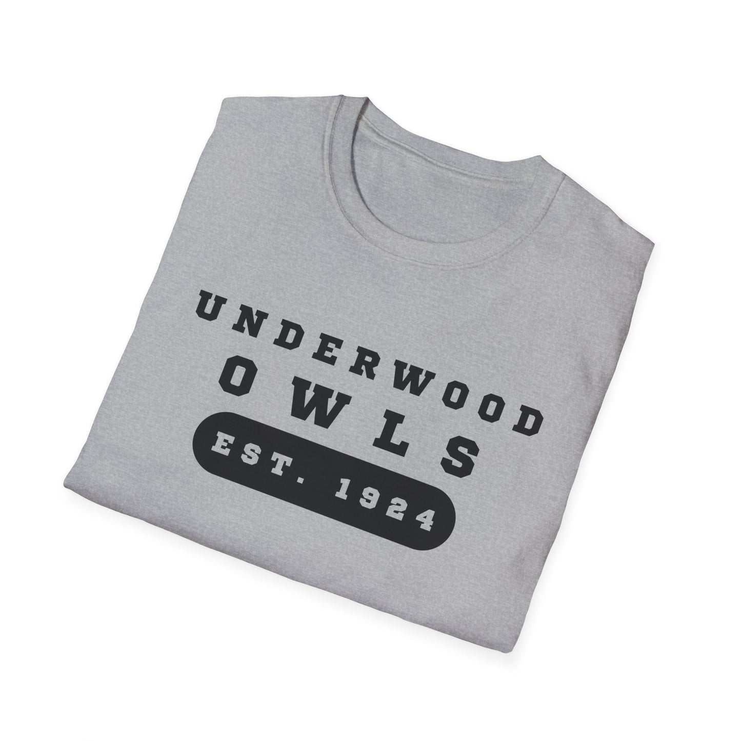 Underwood Owls Est. 1924 - Unisex Softstyle T-Shirt