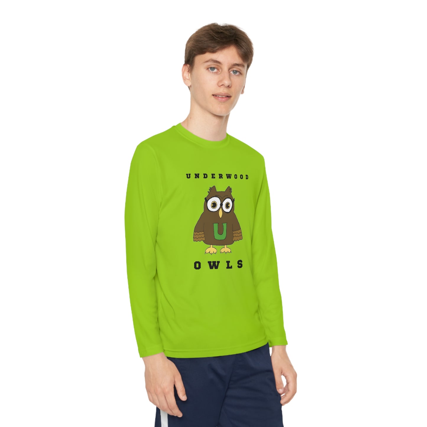 Classic Owl - Youth Long Sleeve Competitor Tee (Kids)