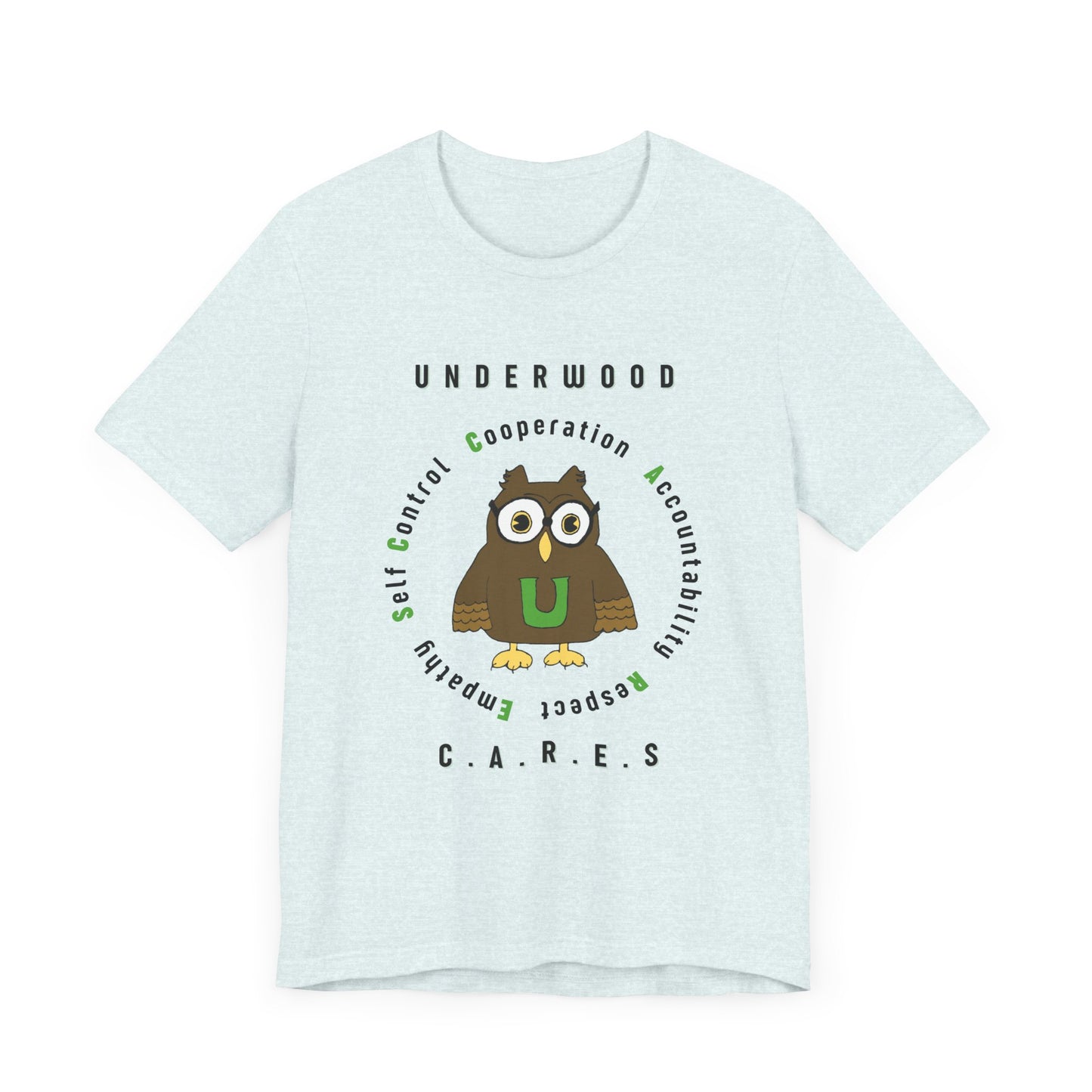 Underwood C.A.R.E.S. - Unisex Jersey Short Sleeve Tee