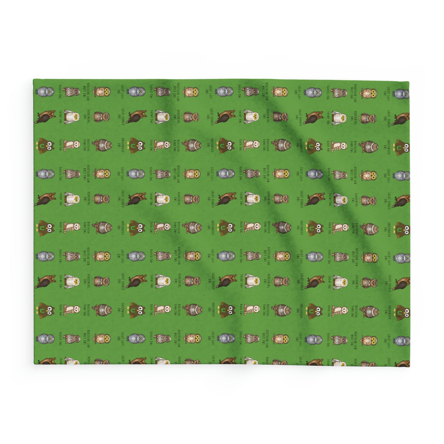 Owls in Massachusetts - Arctic Fleece Blanket