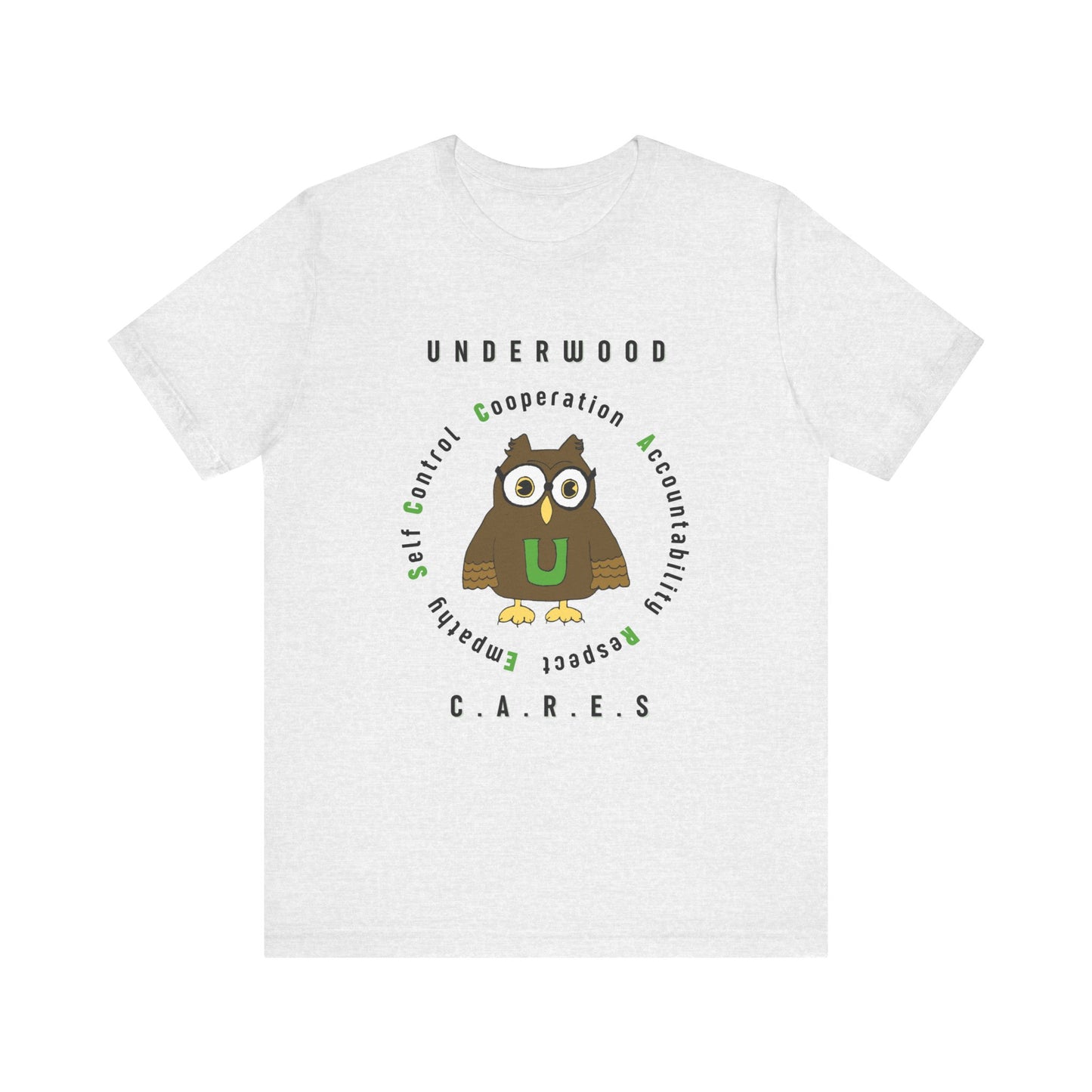 Underwood C.A.R.E.S. - Unisex Jersey Short Sleeve Tee