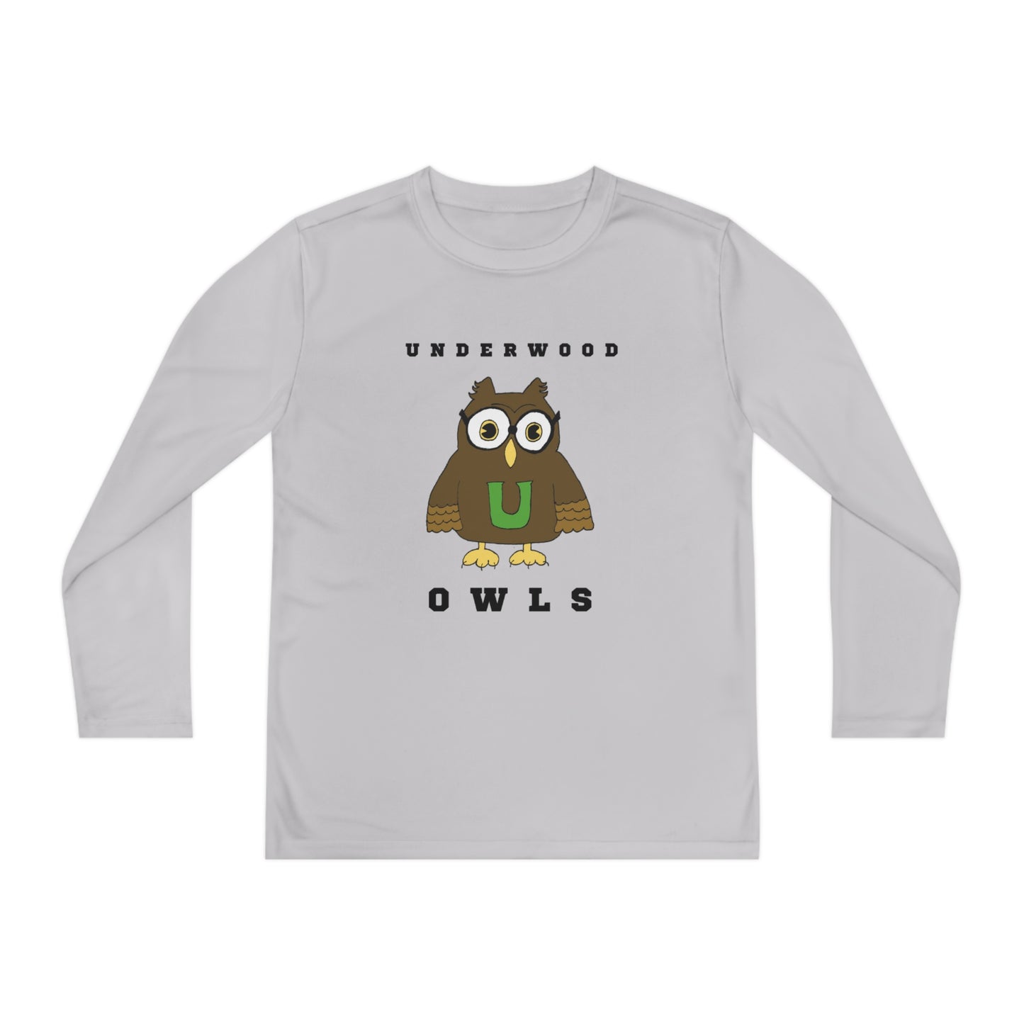 Classic Owl - Youth Long Sleeve Competitor Tee (Kids)