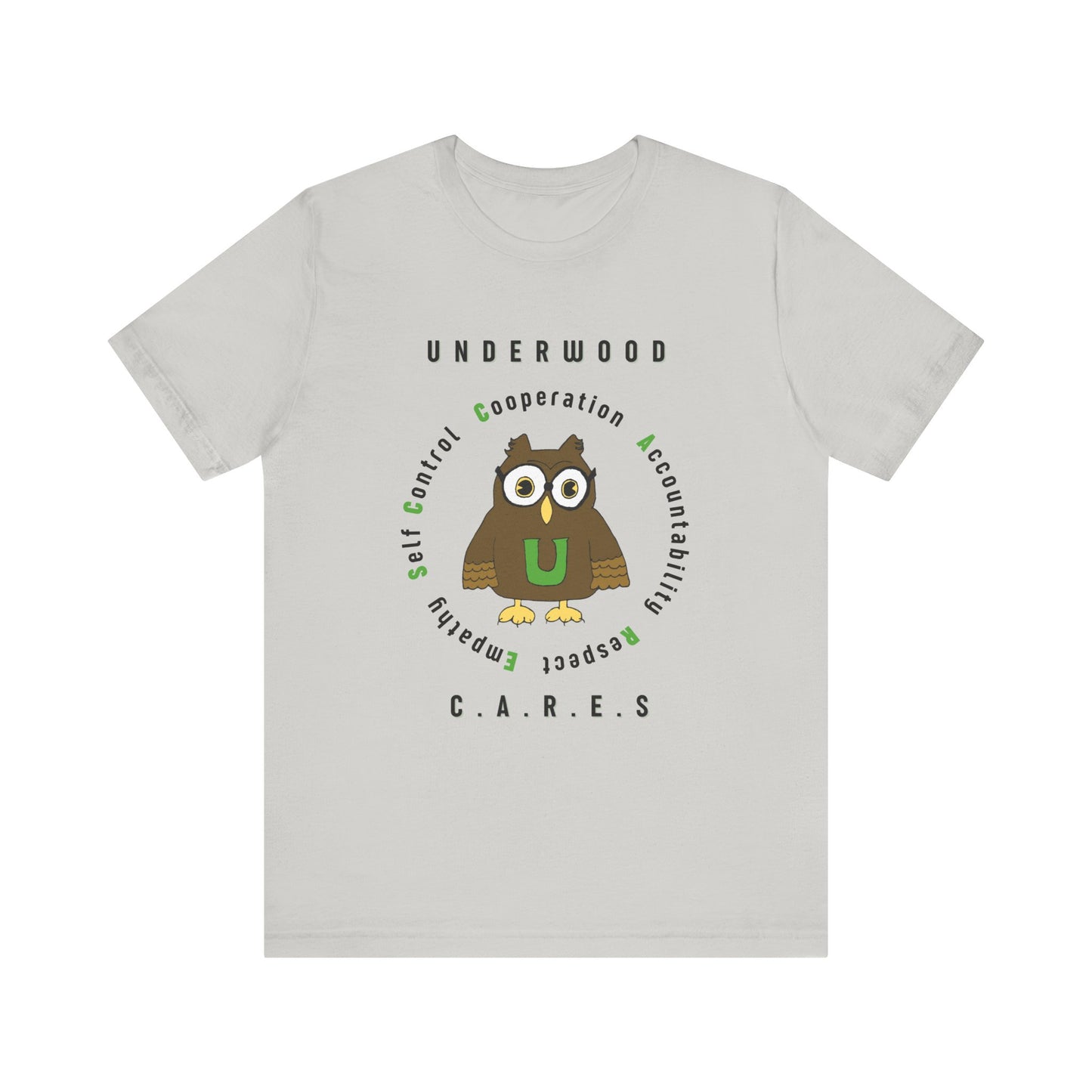 Underwood C.A.R.E.S. - Unisex Jersey Short Sleeve Tee