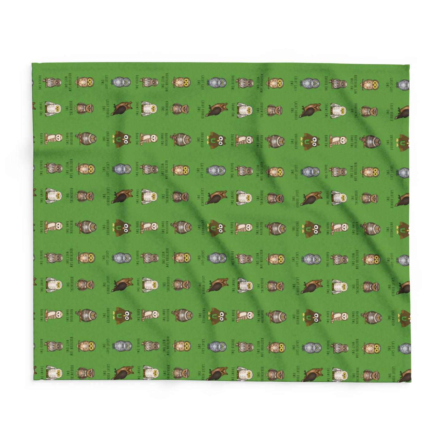 Owls in Massachusetts - Arctic Fleece Blanket