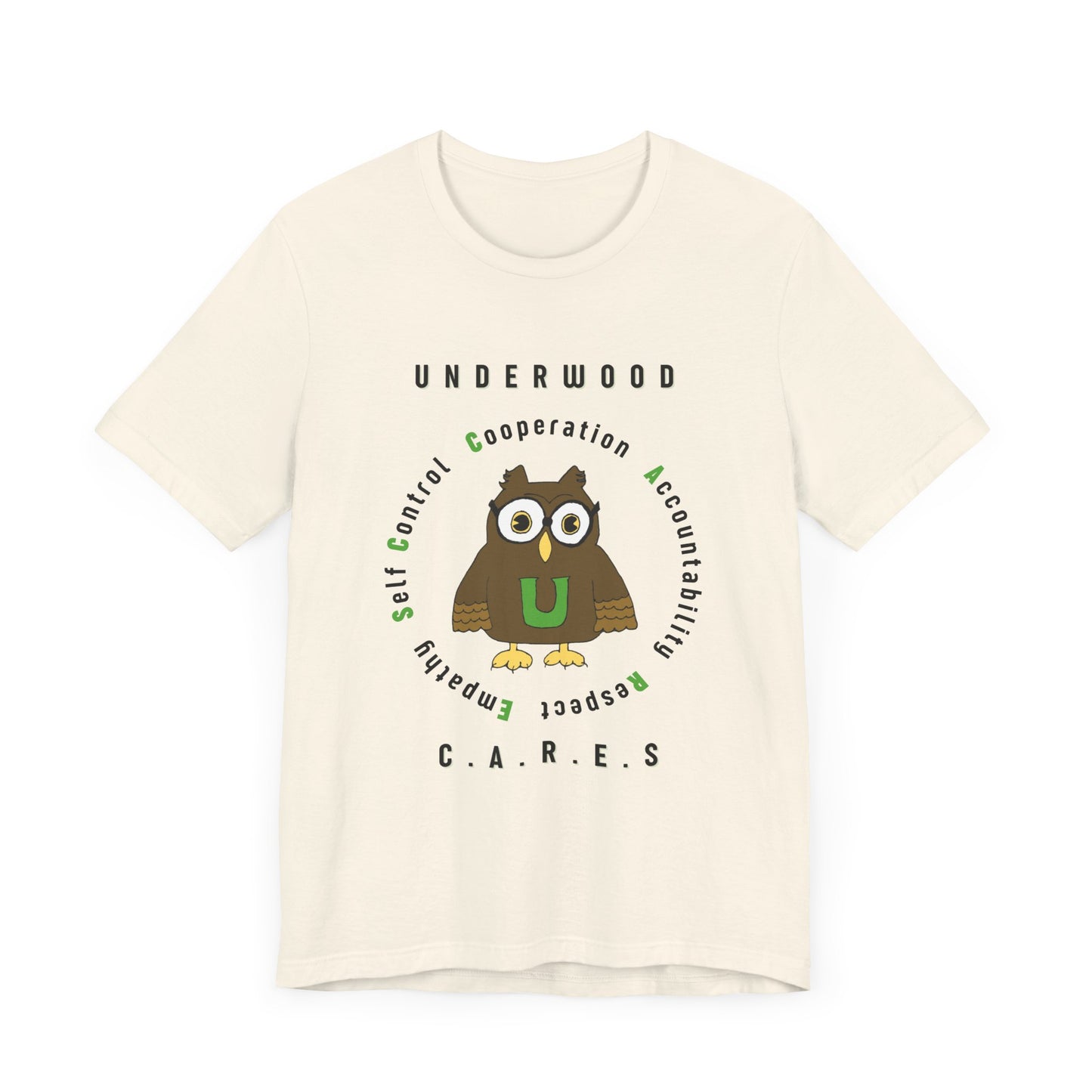 Underwood C.A.R.E.S. - Unisex Jersey Short Sleeve Tee