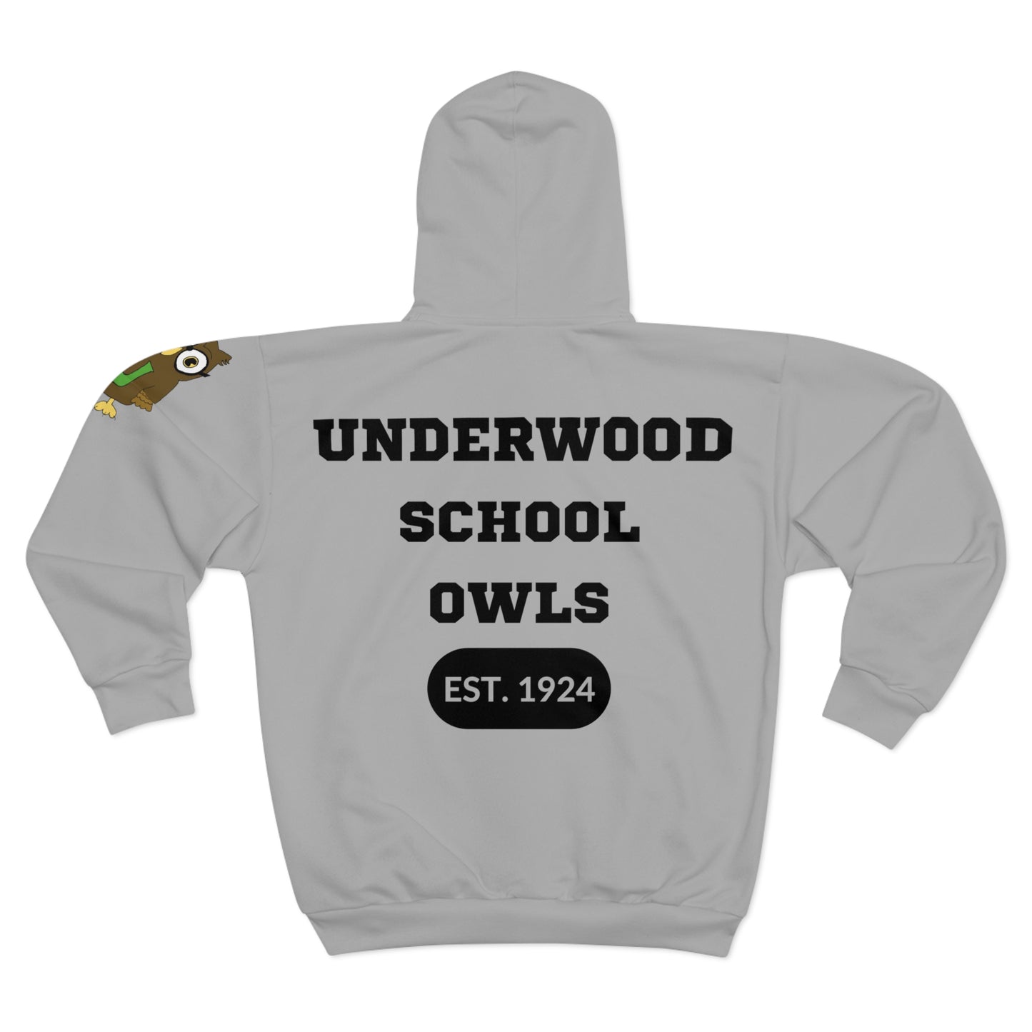 Est. 1924 Classic Owl Sleeve - Unisex Zip Hoodie