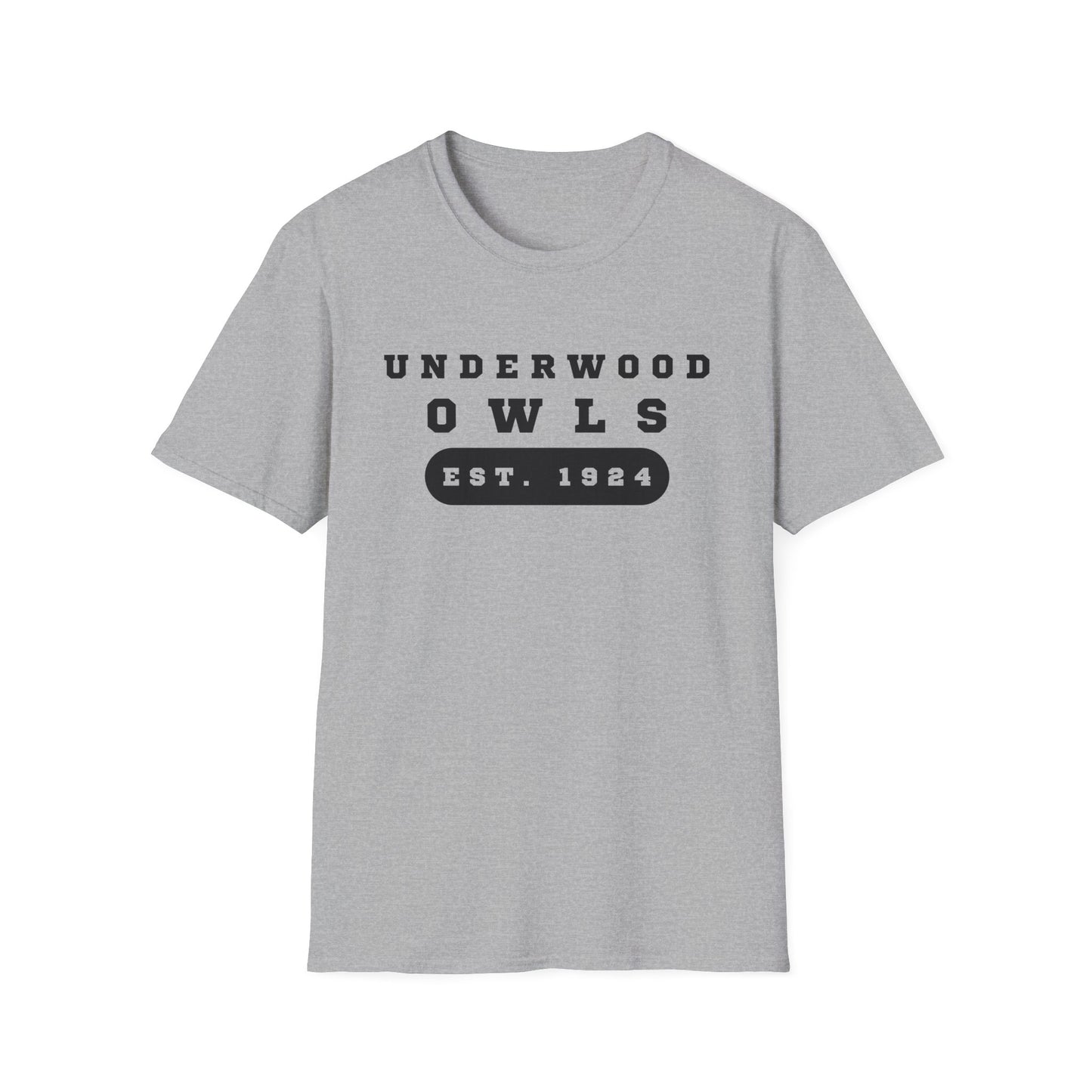 Underwood Owls Est. 1924 - Unisex Softstyle T-Shirt