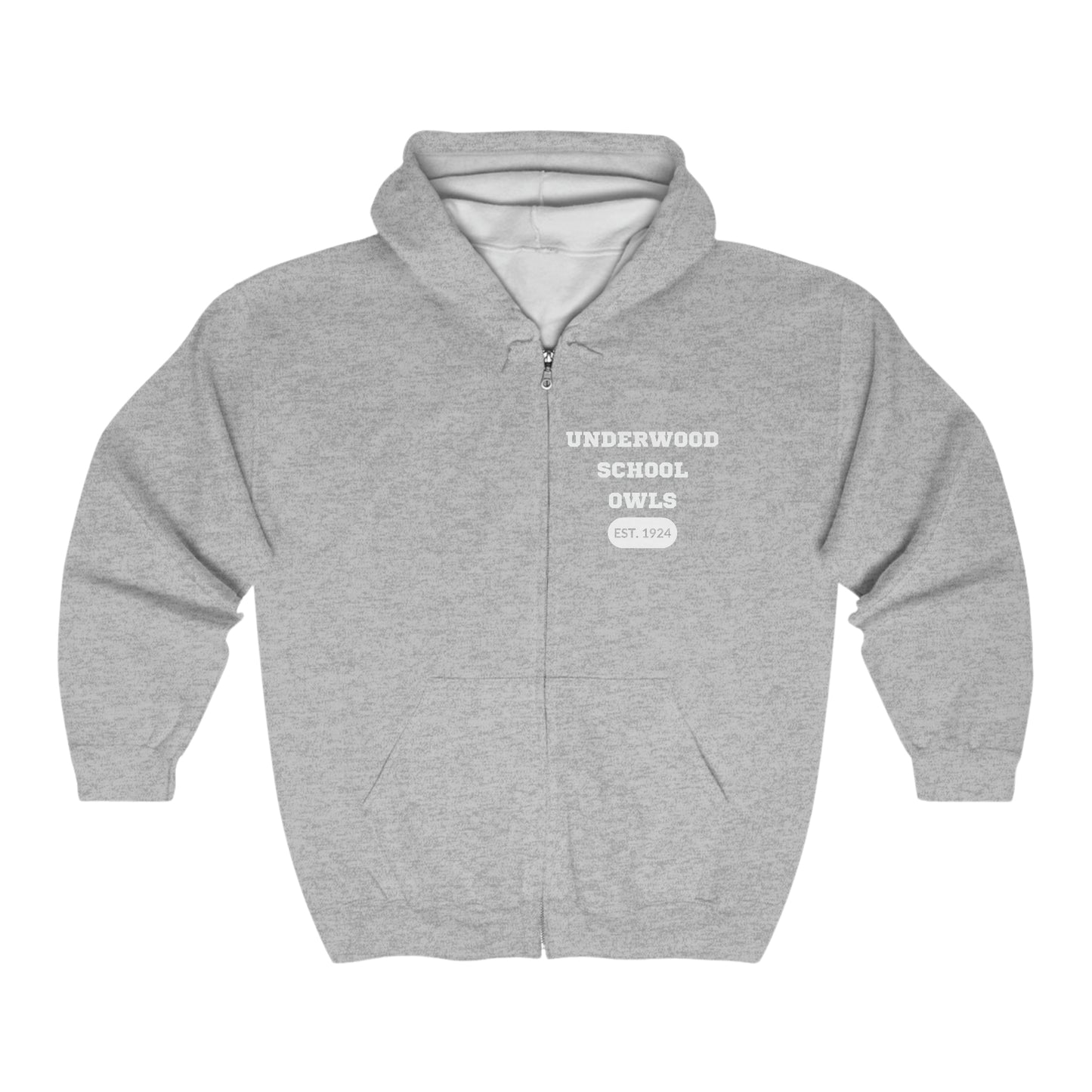 Groovy Underwood - Unisex Heavy Blend™ Full Zip Hooded Sweatshirt