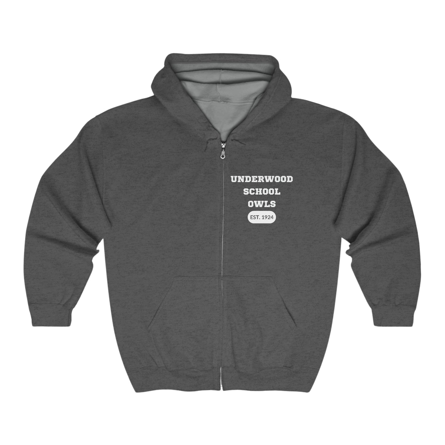 Groovy Underwood - Unisex Heavy Blend™ Full Zip Hooded Sweatshirt