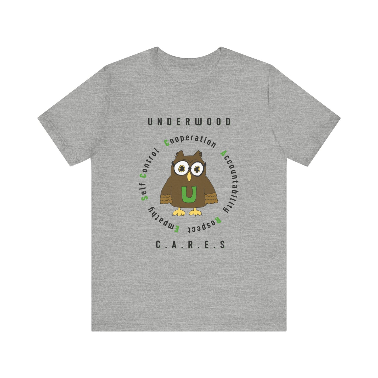 Underwood C.A.R.E.S. - Unisex Jersey Short Sleeve Tee