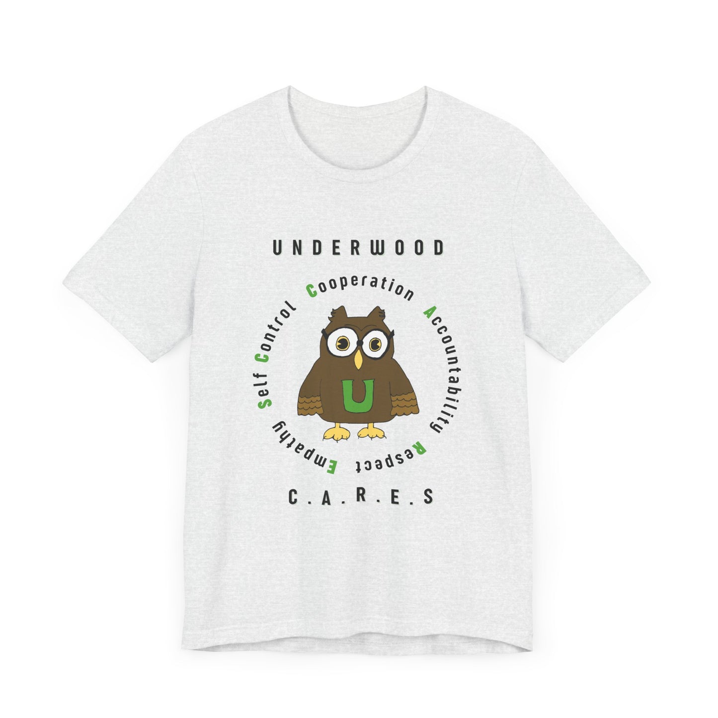 Underwood C.A.R.E.S. - Unisex Jersey Short Sleeve Tee