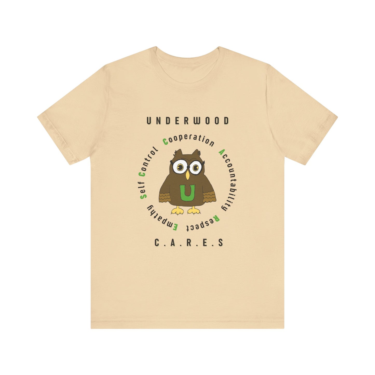 Underwood C.A.R.E.S. - Unisex Jersey Short Sleeve Tee