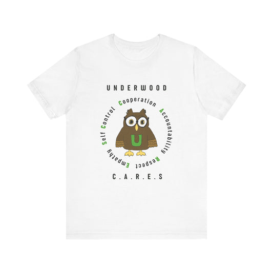 Underwood C.A.R.E.S. - Unisex Jersey Short Sleeve Tee