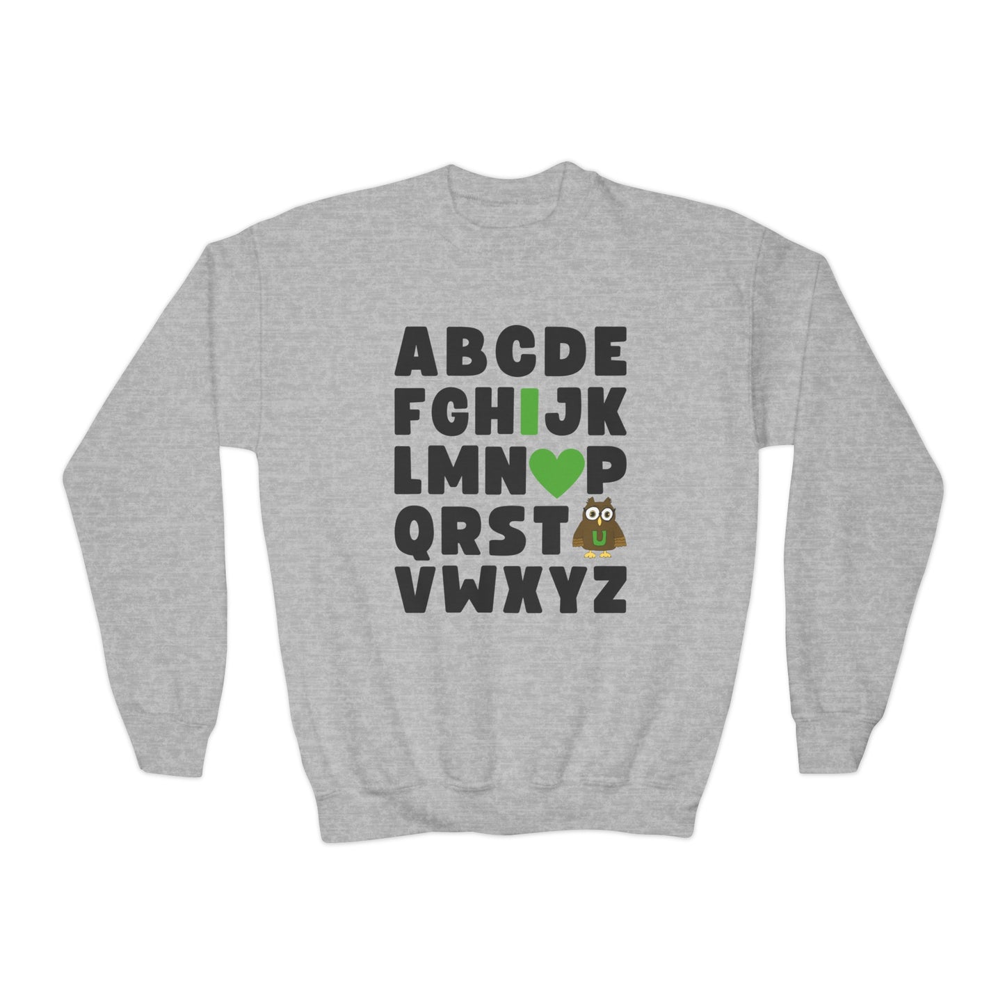 ABC I Love You - Youth Crewneck Sweatshirt (Kids)