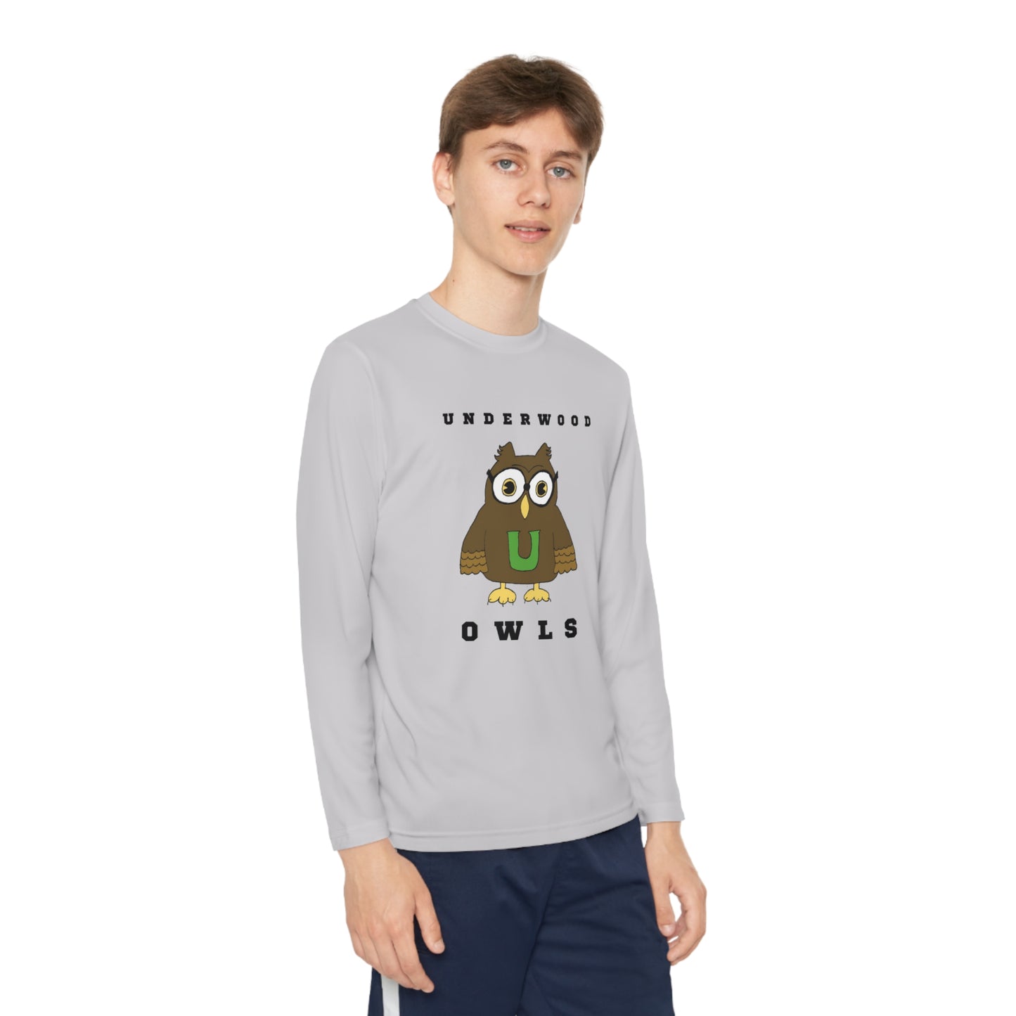 Classic Owl - Youth Long Sleeve Competitor Tee (Kids)