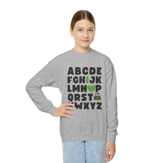 ABC I Love You - Youth Crewneck Sweatshirt (Kids)