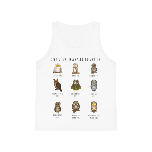 Owls in Massachusetts - Kid's Jersey Tank Top (Kids)