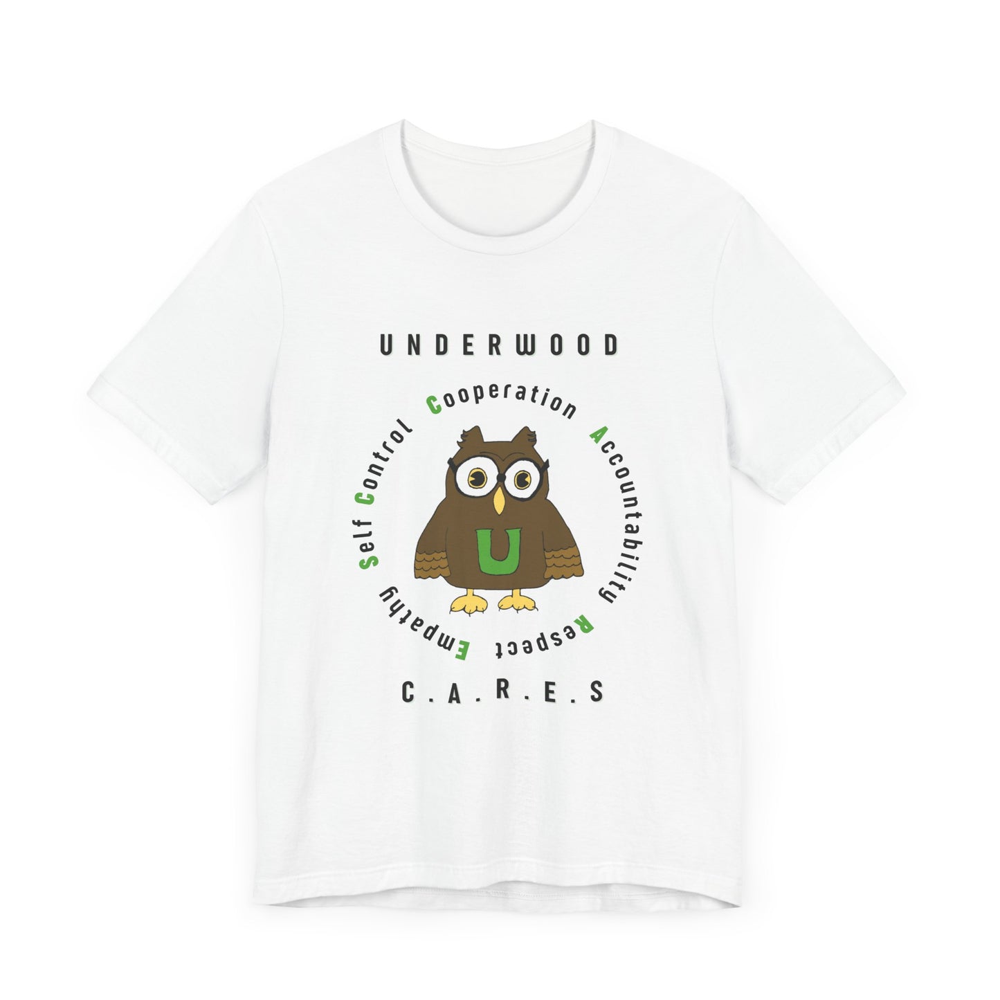 Underwood C.A.R.E.S. - Unisex Jersey Short Sleeve Tee