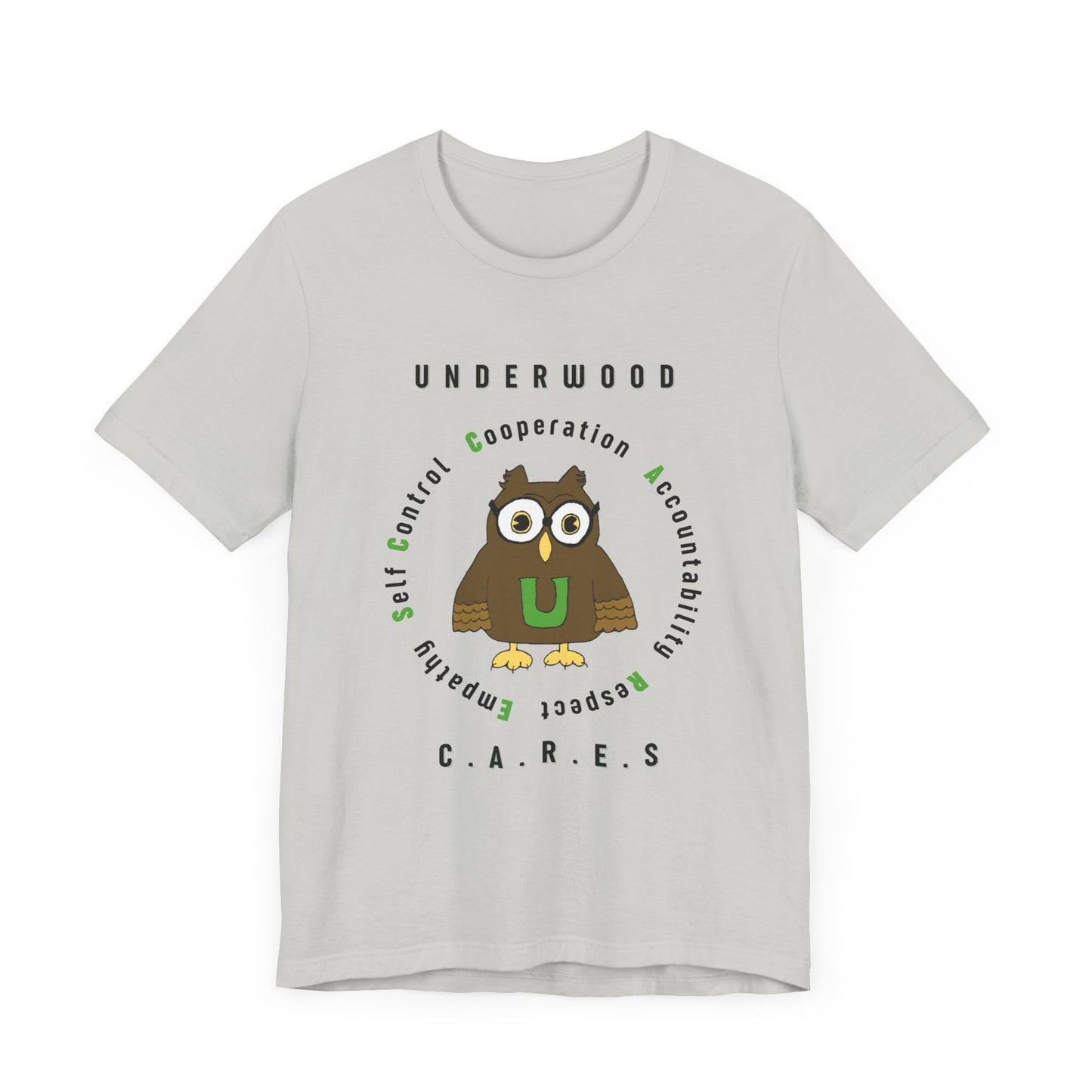 Underwood C.A.R.E.S. - Unisex Jersey Short Sleeve Tee