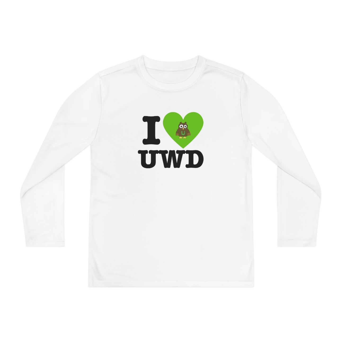 I 💚 Underwood - Youth Long Sleeve Competitor Tee (Kids)