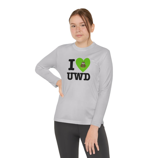 I 💚 Underwood - Youth Long Sleeve Competitor Tee (Kids)