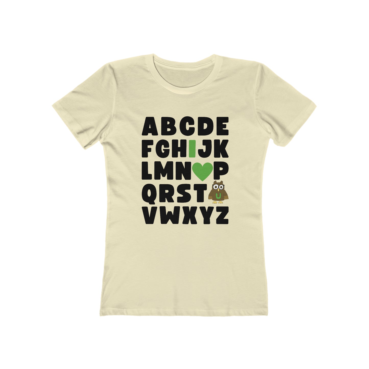 ABC I Love You - The Boyfriend Tee for Women (Adult)