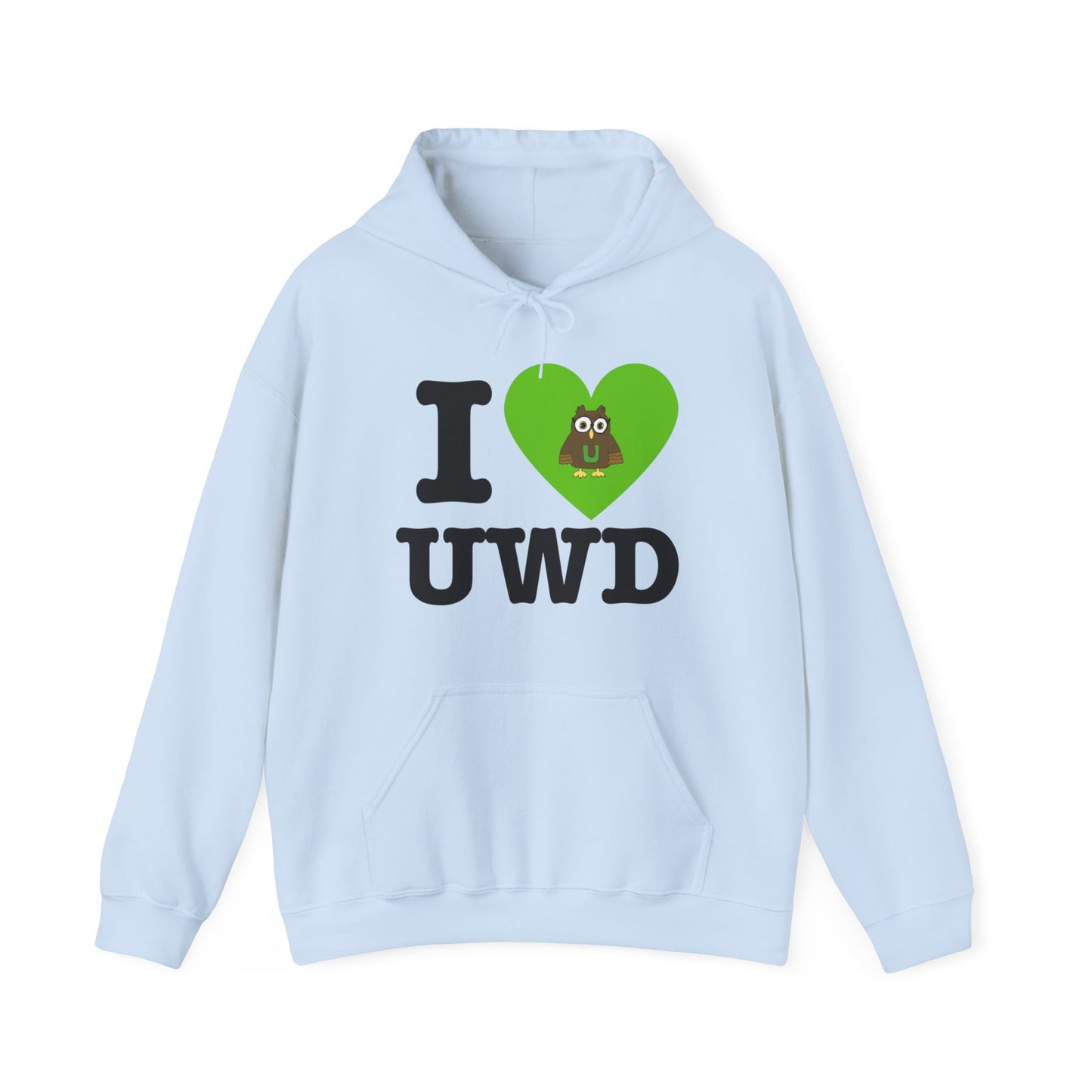 I 💚 Underwood Unisex Heavy Blend™ Hooded Sweatshirt