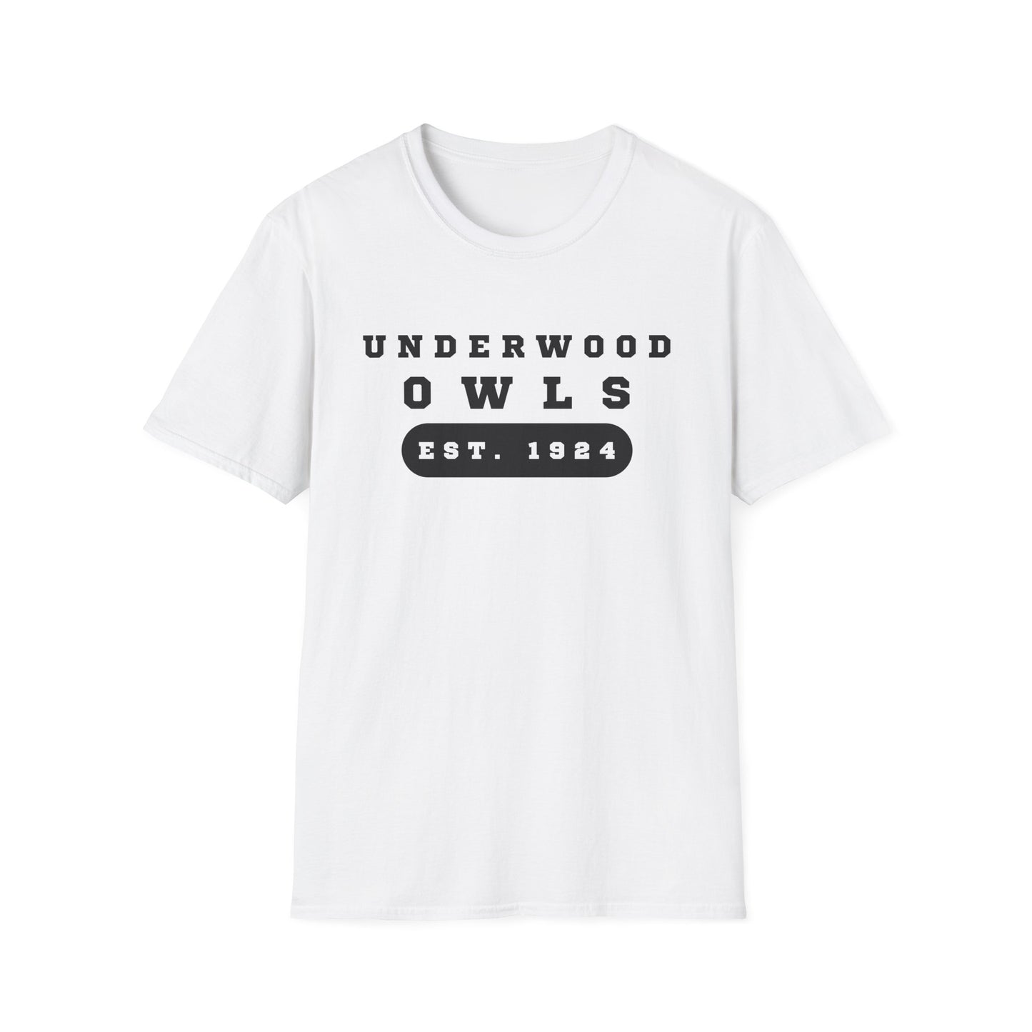 Underwood Owls Est. 1924 - Unisex Softstyle T-Shirt