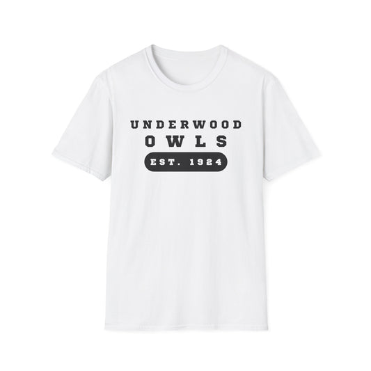 Underwood Owls Est. 1924 - Unisex Softstyle T-Shirt