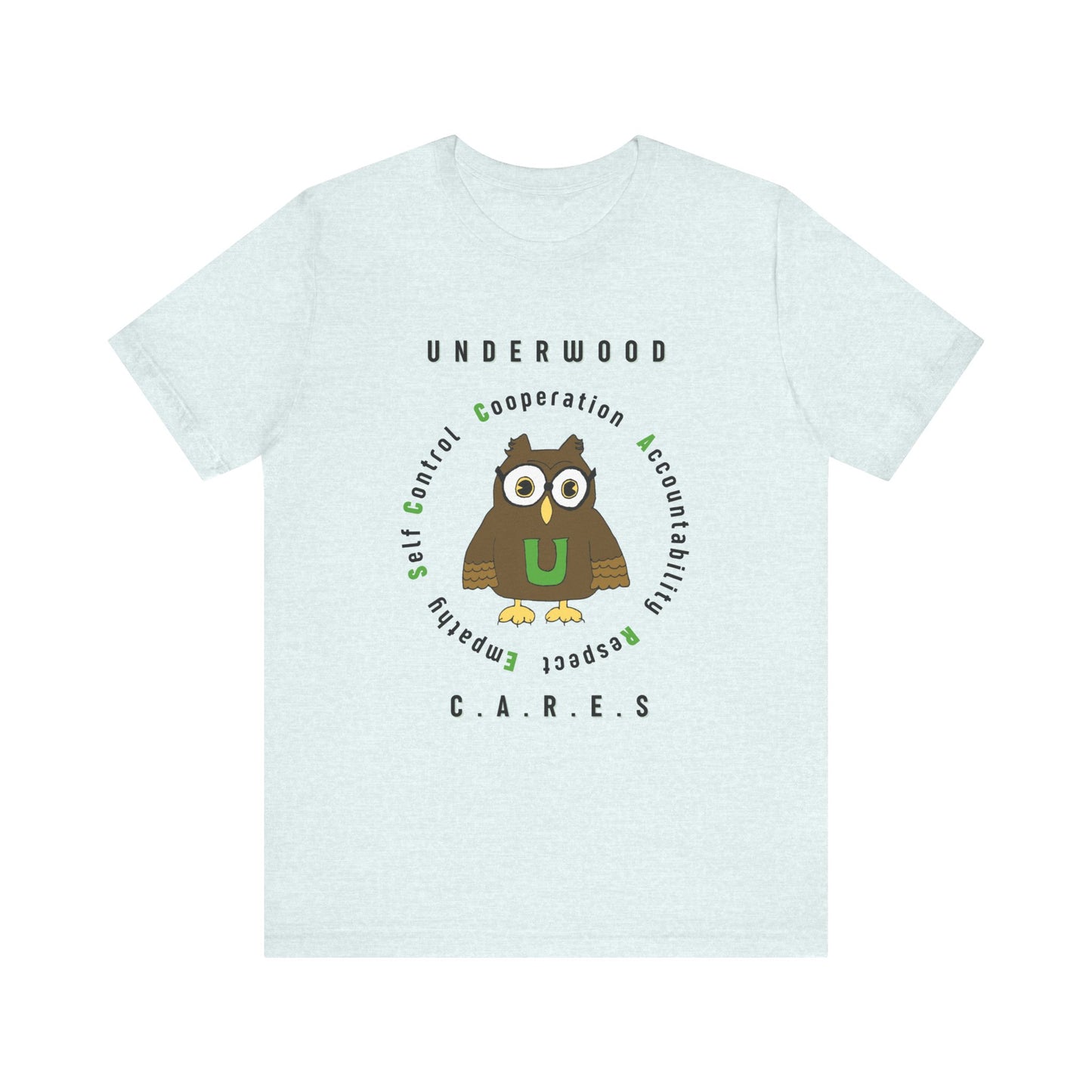 Underwood C.A.R.E.S. - Unisex Jersey Short Sleeve Tee