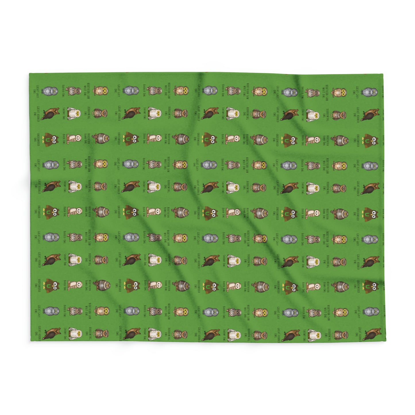 Owls in Massachusetts - Arctic Fleece Blanket