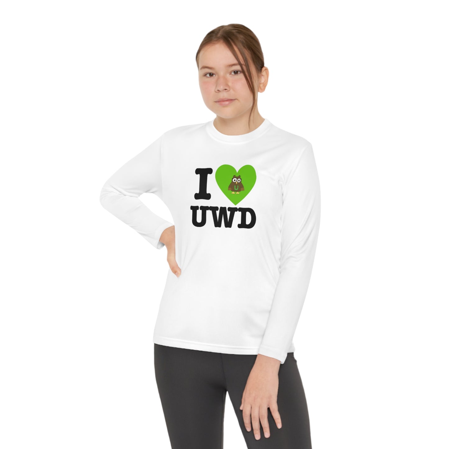 I 💚 Underwood - Youth Long Sleeve Competitor Tee (Kids)