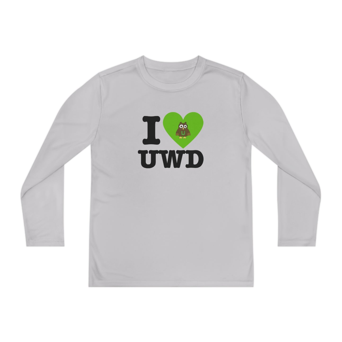 I 💚 Underwood - Youth Long Sleeve Competitor Tee (Kids)