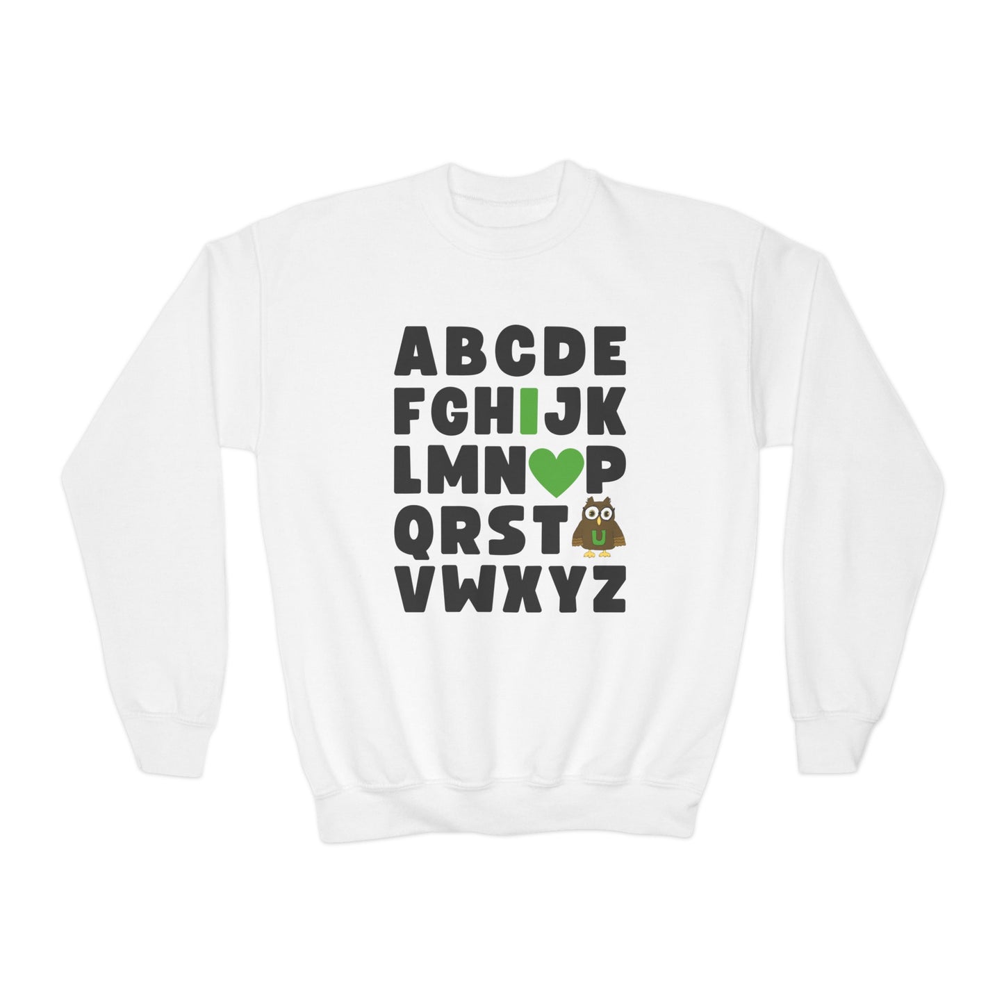 ABC I Love You - Youth Crewneck Sweatshirt (Kids)