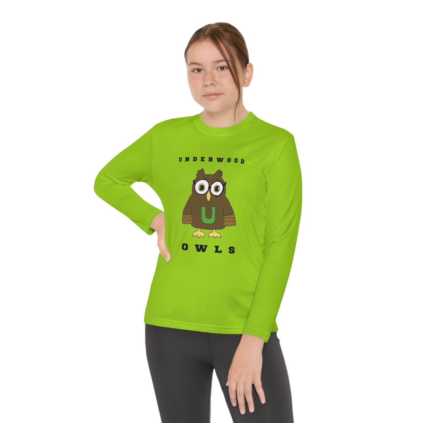 Classic Owl - Youth Long Sleeve Competitor Tee (Kids)